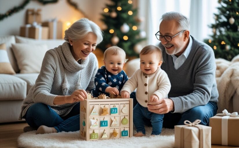Den perfekte julekalender til baby gaveidé til bedsteforældre