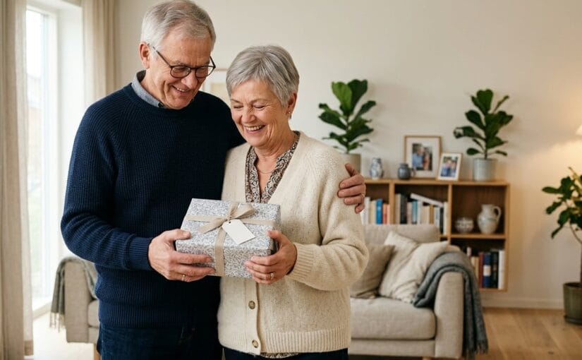 Når mormor og morfar skal have en gave sammen
